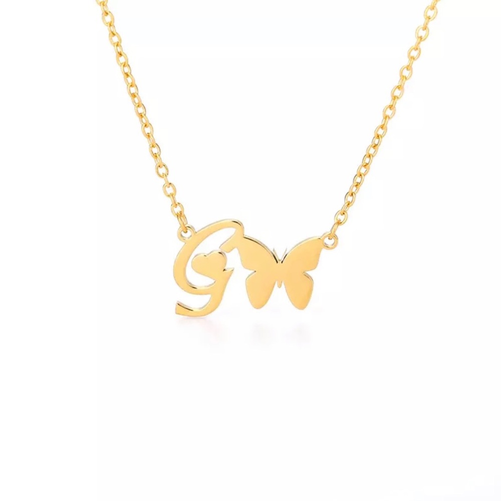INITIAL LETTER “G” NECKLACE